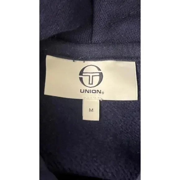 UNION X SERGIO TACCHINI BLUE HOODIE - Picture 6 of 8